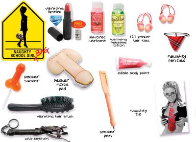 Pipedreams Naughty School Girl Bag