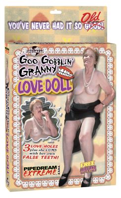 Pipedreams Goo Gobblin' Granny Love Doll