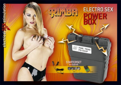 Manual Tens Unit Electrosex Stimulation Power Box Set