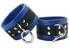Blue Mid-Level Leather Wrist and Ankle Restraint