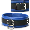 Blue Mid-Level Leather Collar
