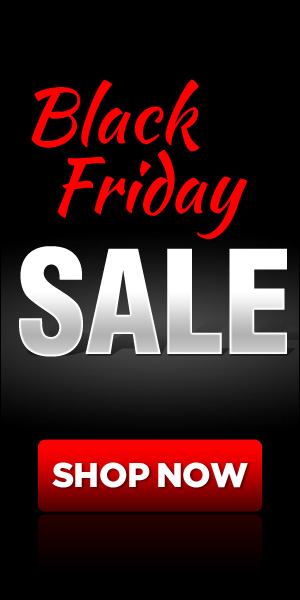 Use this Free 300 x 600 web banner to promote your own Black Friday Sale!