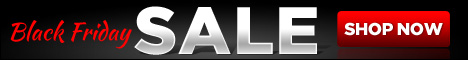 Use this Free 468 x 60 web banner to promote your own Black Friday Sale!