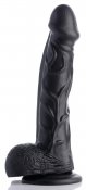 7 Inch Realistic Suction Cup Dildo- Black