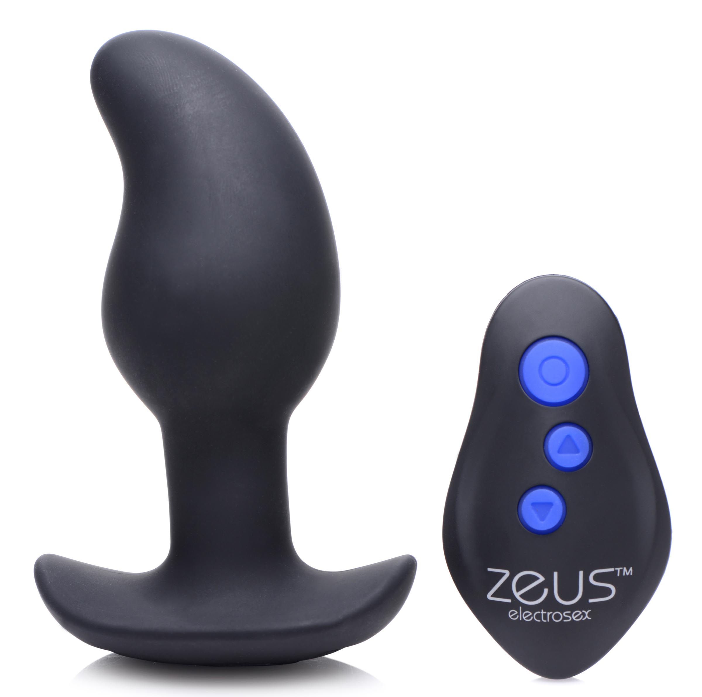 8X Volt Drop Vibrating and E-Stim Silicone Prostate Massager with Remote: Sex Toy Distributing 8X Volt Drop Vibrating and E-Stim Silicone Prostate Massager with Remote: Sex Toy Distributing
