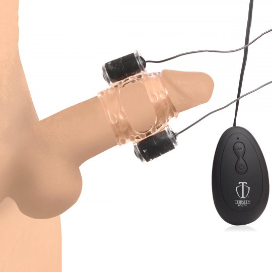fifty shades of grey greedy girl g-spot rabbit vibrator charger Frisky Silicone Vibrating Penis Sleeve with Remote Control main image 0