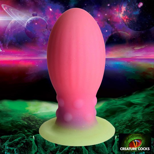 Xeno Egg Glow in the Dark Silicone Egg Large Sex Toy Distributing 