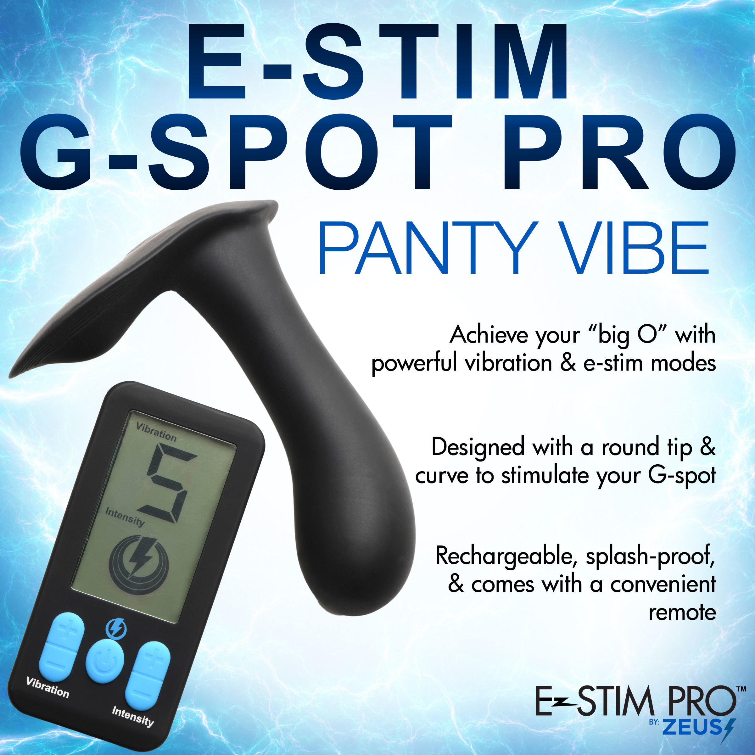 E-Stim G-Spot Silicone Panty Vibe by Jouets image