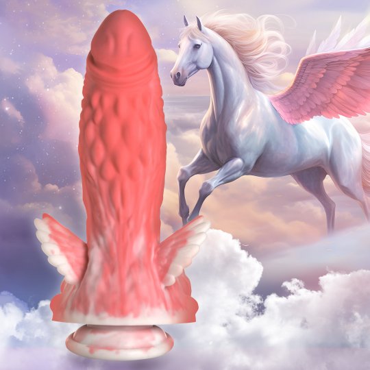 Pegasus Pecker Winged Silicone Dildo: Sex Toy Distributing