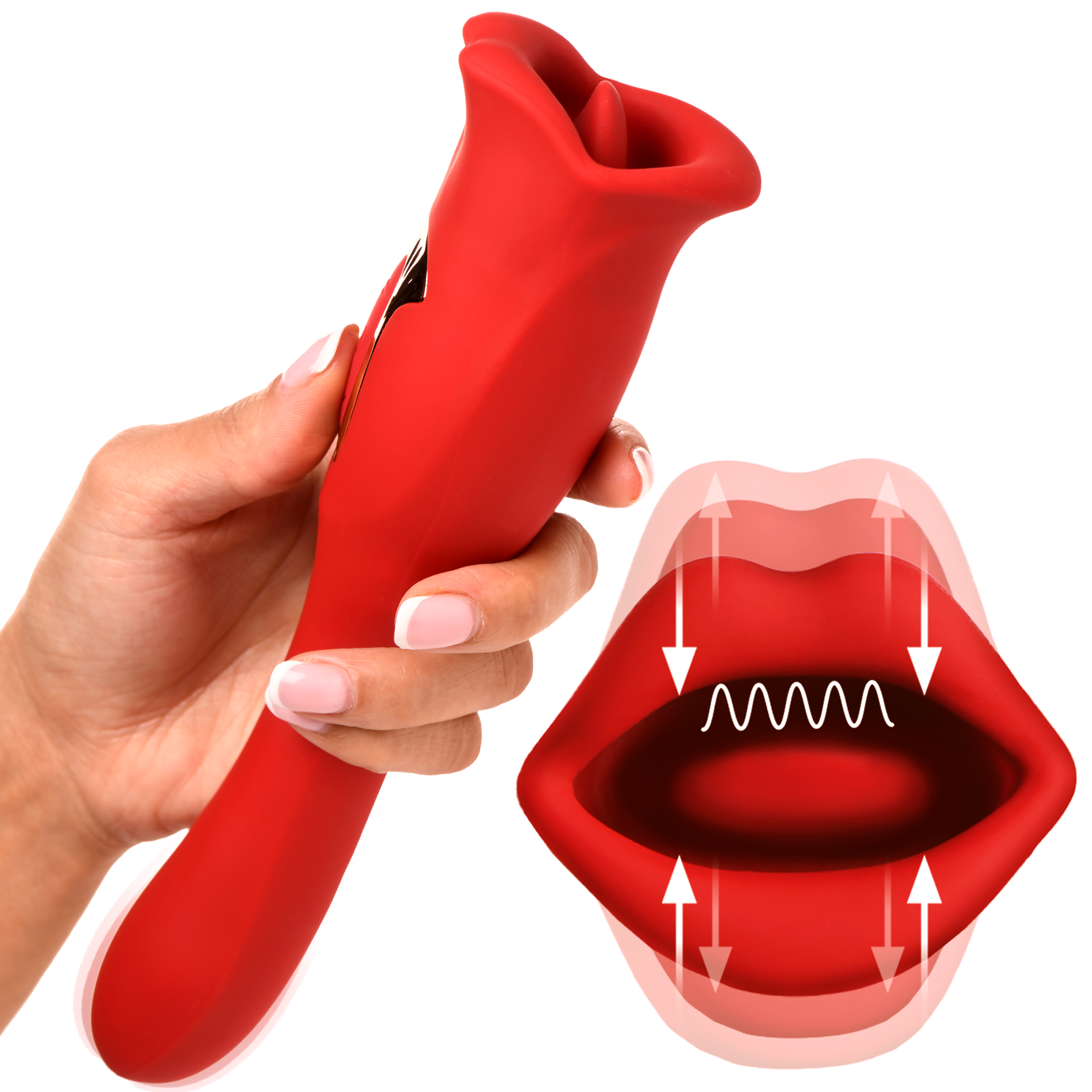 Kiss and Tell Pro Dual-ended Kissing Vibrator by Jouets Xxx Photo