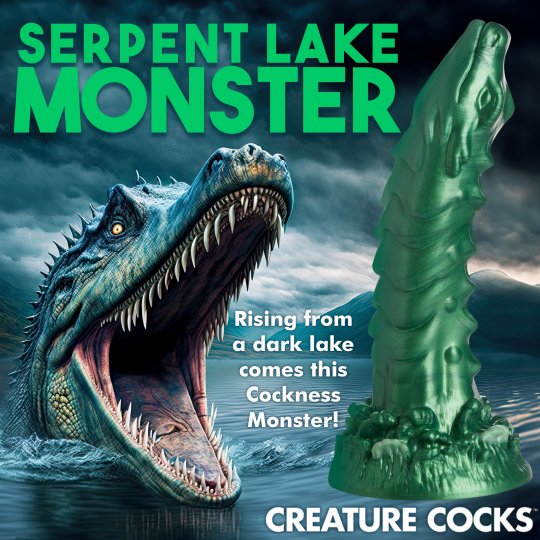 Cockness Monster Lake Creature Silicone Dildo: Sex Toy Distributing