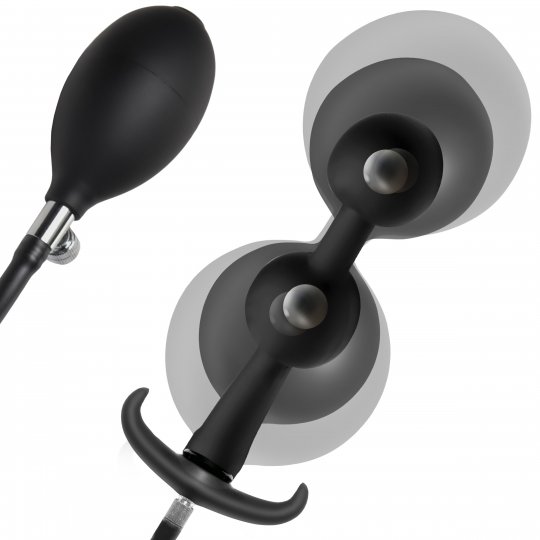 inflatable anal plug Inflatable Silicone Butt Plug | BDSM Bondage Gear