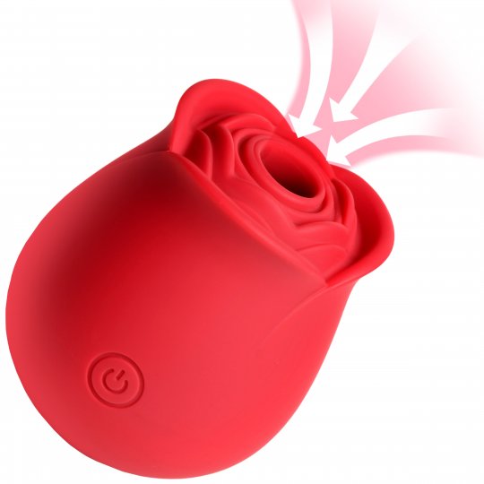 The Perfect Rose Clitoral Stimulator - Red: Sex Toy Distributing