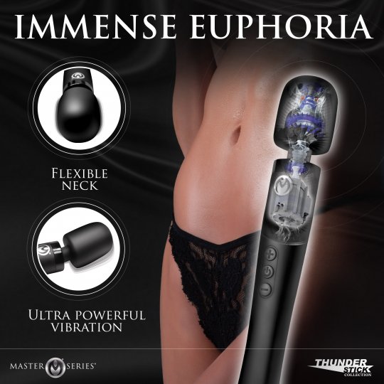 Thunderstick Pro Silicone Vibrating Wand Massager Sex Toy | eBay