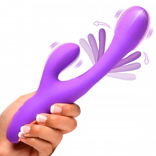 playground love sesh personal lubricant Rabbit Vibe Rotating Beaded Thrusting Rabbit Vibrator – Honeyloveyou main image 0
