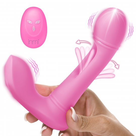 G-Flick G-Spot Flicking Silicone Vibrator with Remote: Sex Toy Distributing