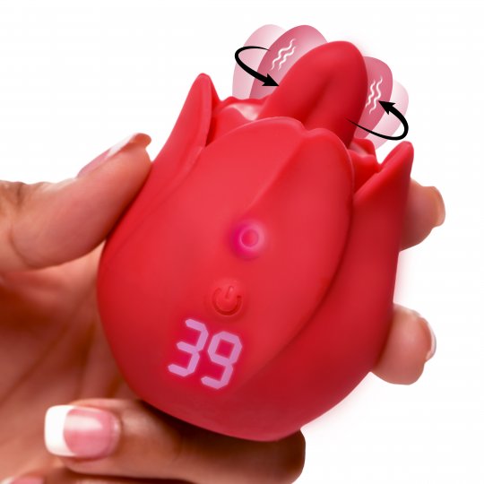 vibrating clit licker Clitoris Licking Tongue Vibrator for Women, Nipples Clitoris Stimulator  G-Spot Vibrator with 8 Vibration Modes, Adult Toy for Women Couples, Rose  Red