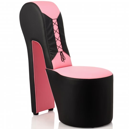 Stiletto Corset Chair - Pink: Sex Toy Distributing Stiletto Corset Chair - Pink: Sex Toy Distributing