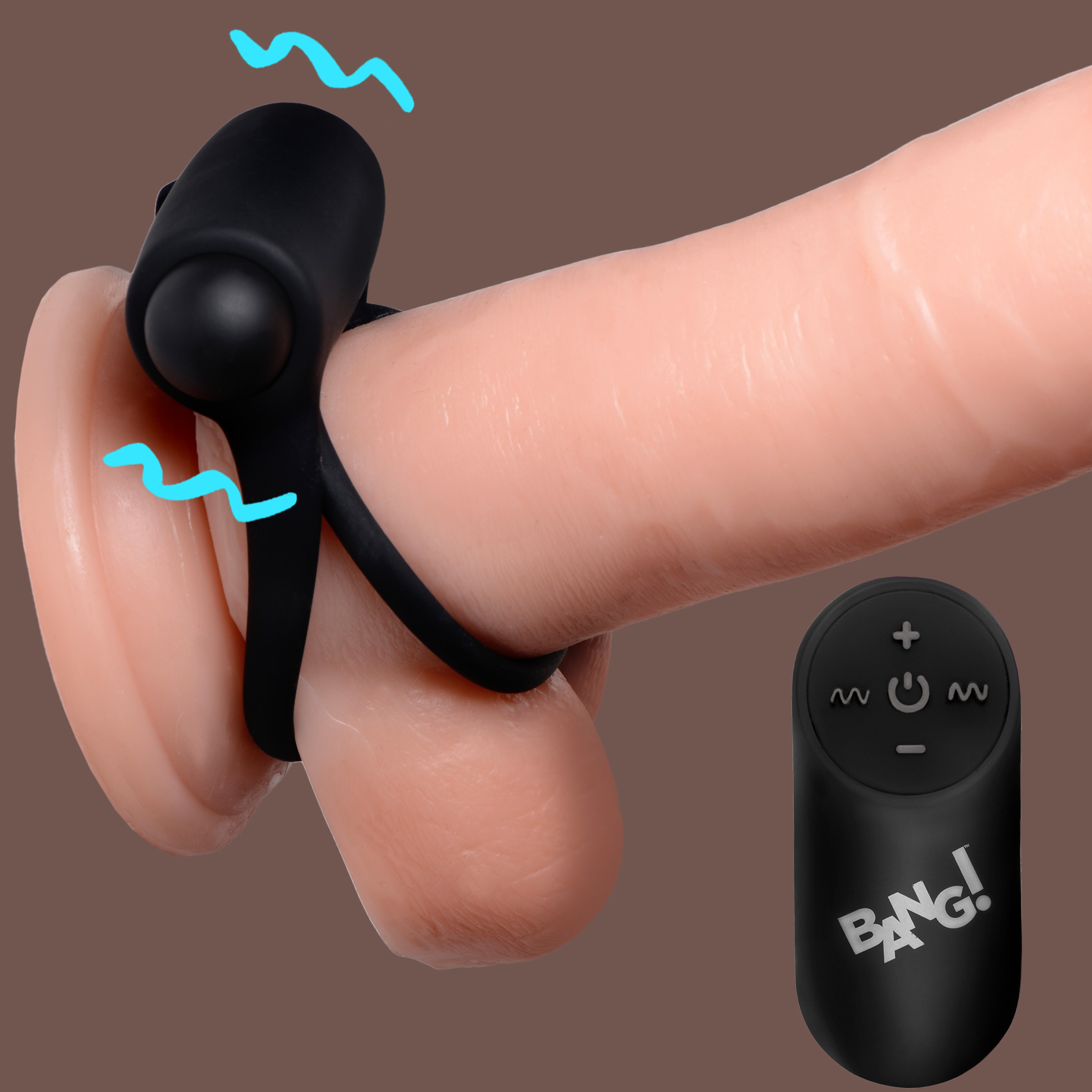 thumbnail image 2 of BlissJoy Vibrating Prostate Massager With Cock Ring - Silicone Erection Ring Vibrator For Men - USB Rechargeable 2 of 6