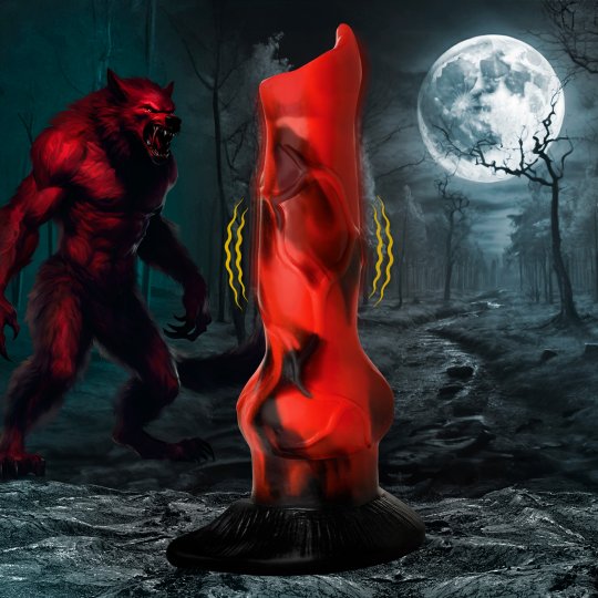 red vibrating dildo 6.5
