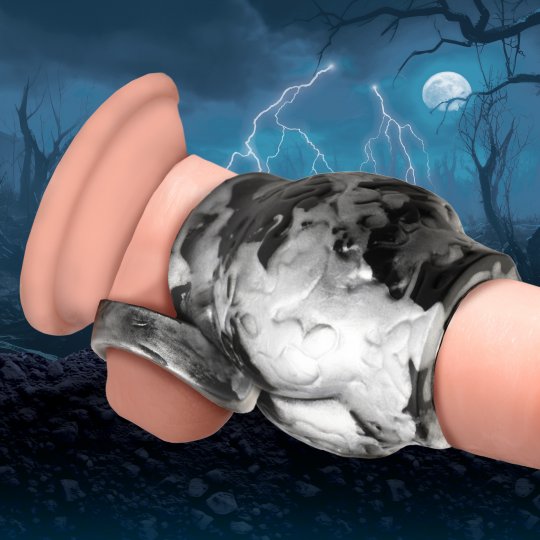 Night Prowler Silicone Girth Enhancer with Ball Strap - Medium: Sex Toy Distributing Night Prowler Silicone Girth Enhancer with Ball Strap - Medium: Sex Toy Distributing