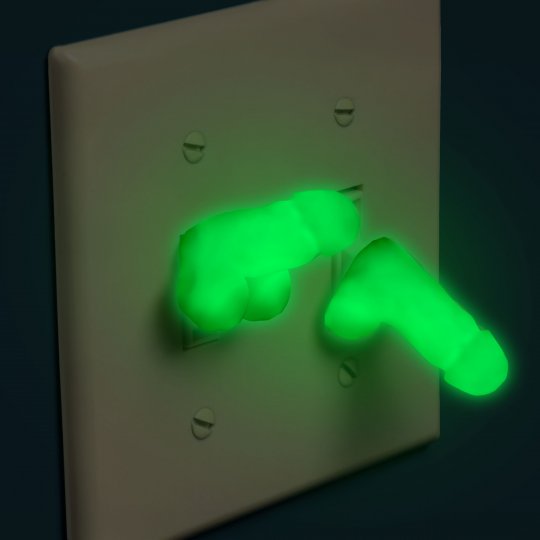 Glow in the Dark Snap-on Peckers: Sex Toy Distributing
