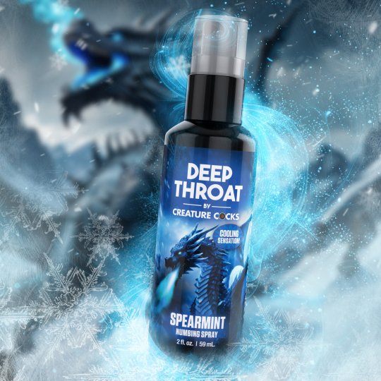Deep Throat Spearmint Numbing Spray: Sex Toy Distributing