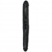 18 Inch Tapered Double Dong - Black