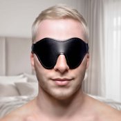 Black Fleece Lined Blindfold