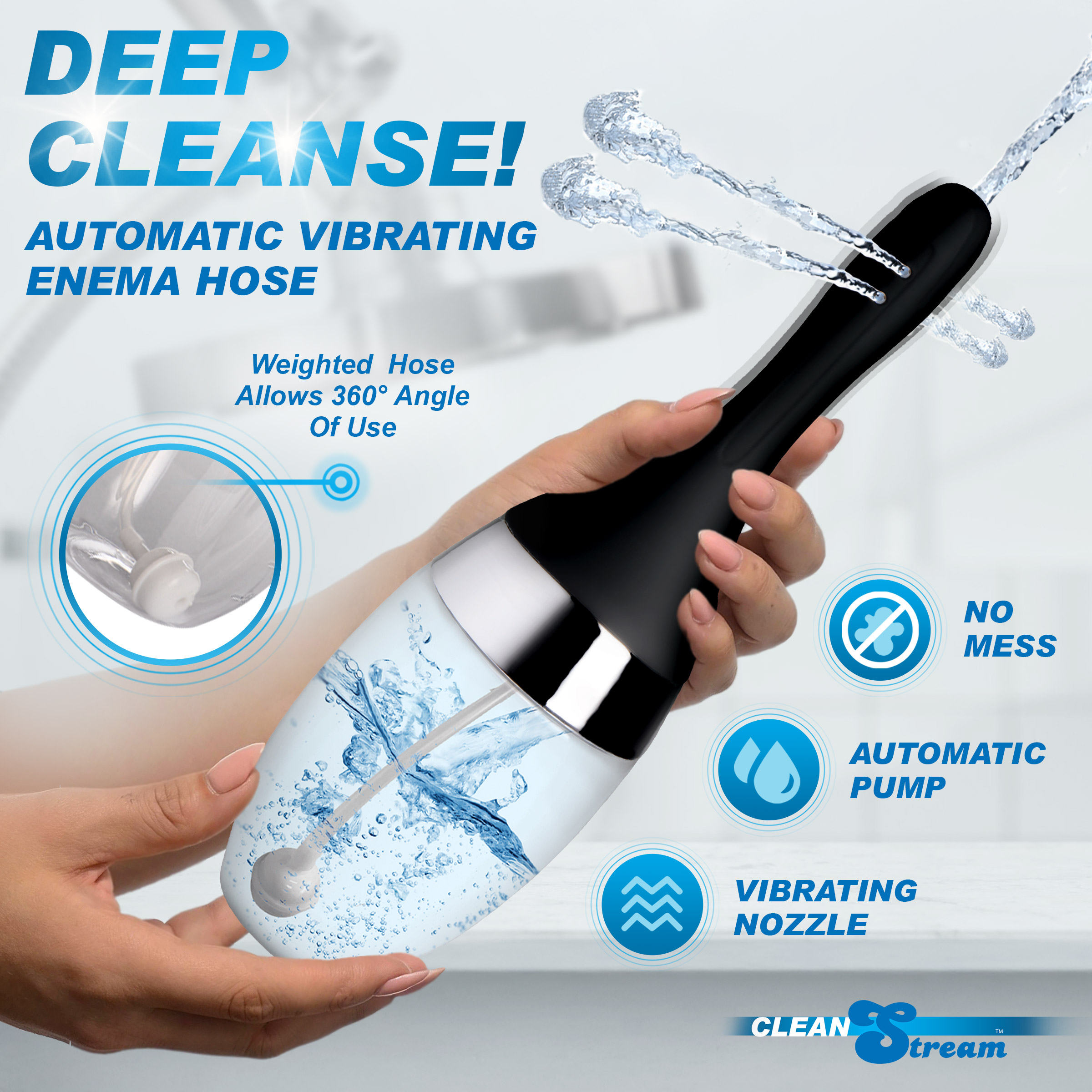 Auto-Vibrating Enema Bulb: Sex Toy Distributing