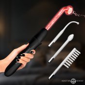 Elektrawand Rechargeable Violet Wand with Attachments - Black