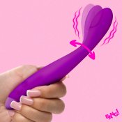 Flexible Silicone G-Spot Vibrator - Purple
