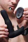 Silicone Prostate Stroking Vibrator with Remote Control