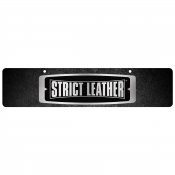 Strict Leather Display Sign
