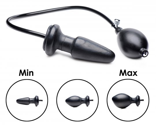 expanding anal plug Silicone Hollow Anal Open Butt Plug Expanding Anal Dilator Plug Vaginal  Speculum main image 0