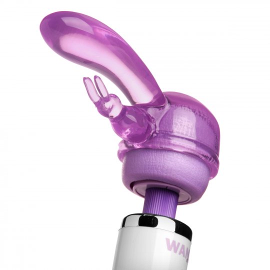 Original Rabbit Dual Stimulation Wand Attachment: Sex Toy Distributing