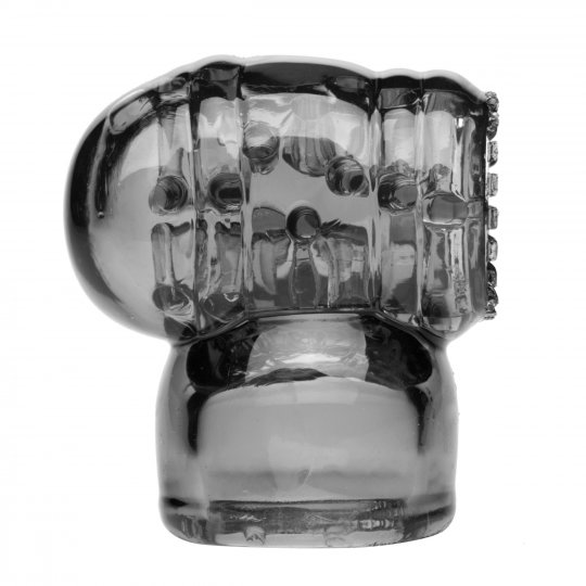 Black Vibra Cup Male Masturbation Wand Attachment: Sex Toy Distributing