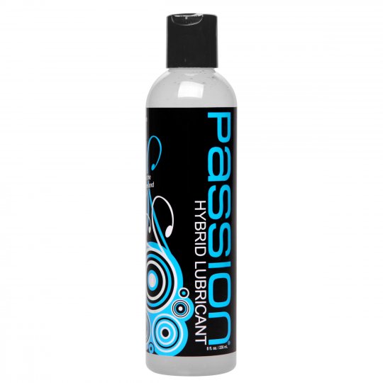 Passion Hybrid Water and Silicone Blend Lubricant- 8 oz: Sex Toy  Distributing