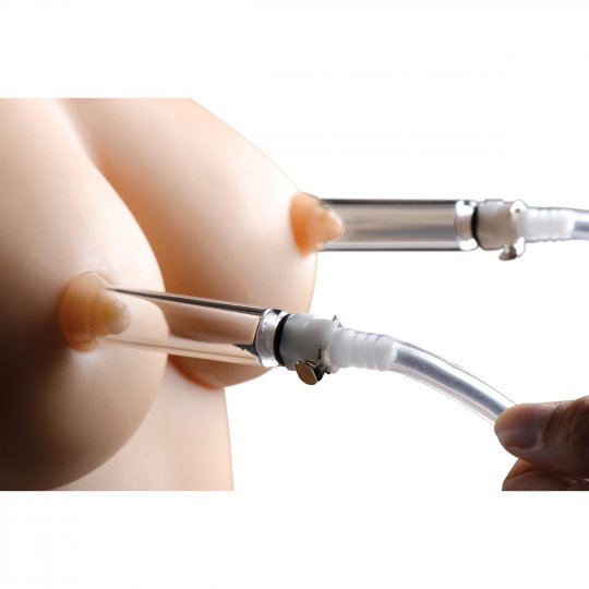Nipple Pumping System with Dual Detachable Acrylic Cylinders: Sex Toy  Distributing