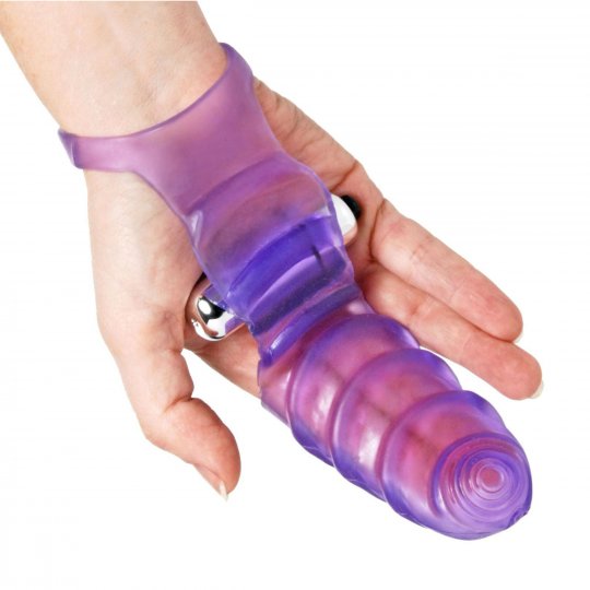 Double Finger Banger Vibrating G-Spot Glove: Sex Toy Distributing