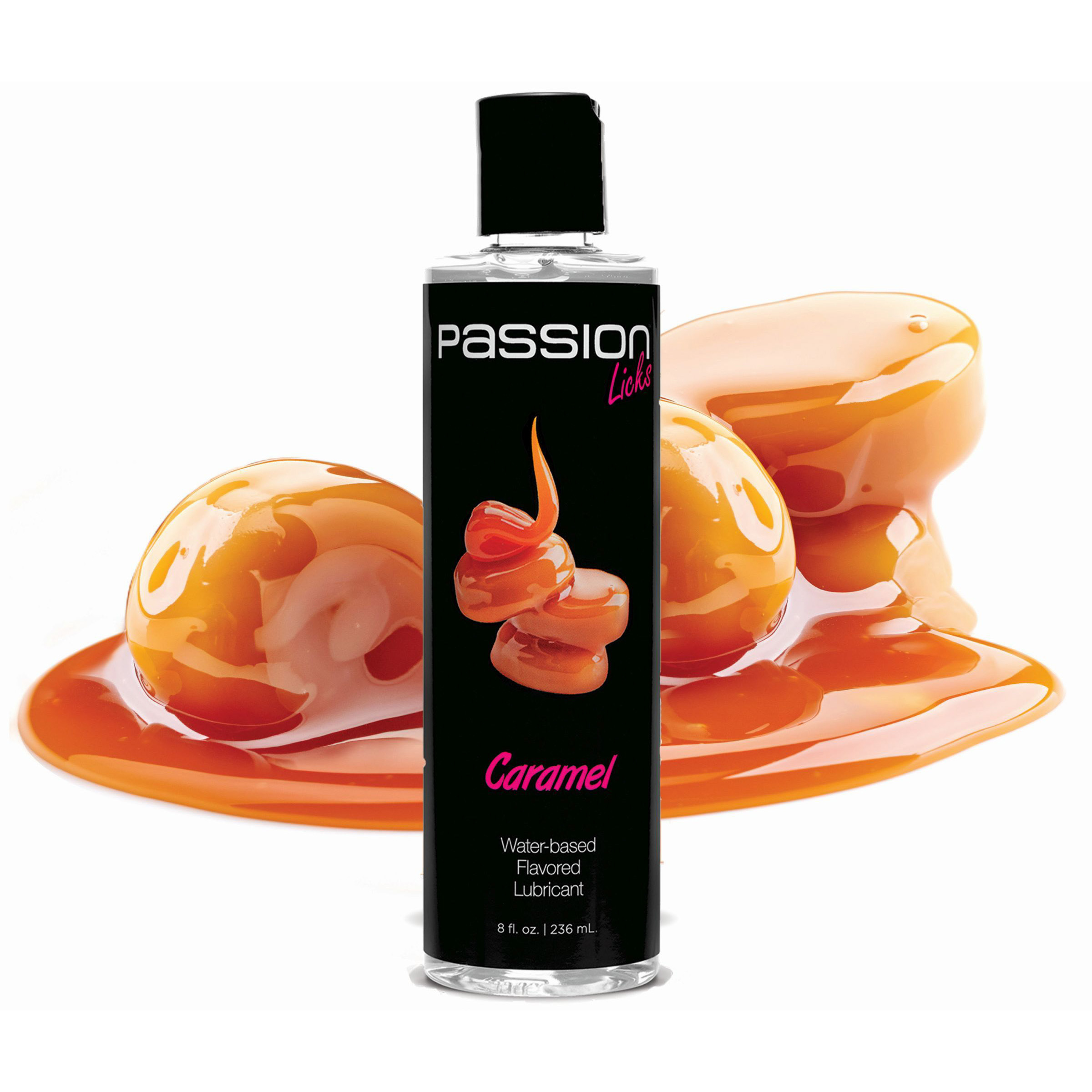 Buy the Passion Licks Caramel Water Based Flavored Lubricant - 8 oz by Pass...