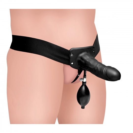sex toys strap Pumper Inflatable Hollow Strap On: Sex Toy Distributing