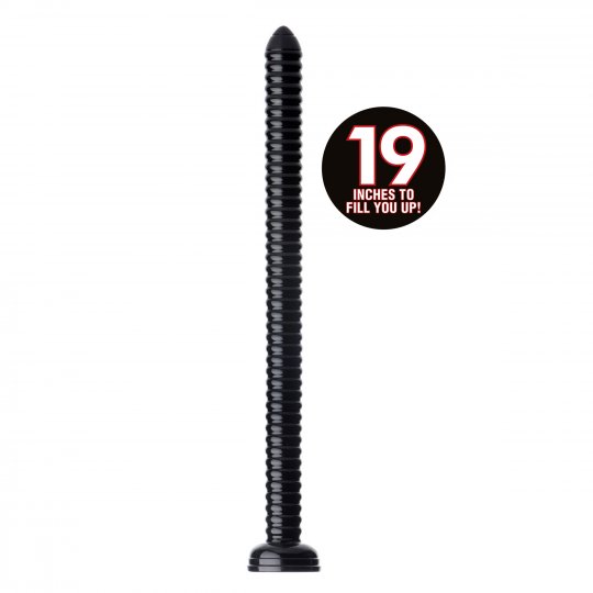Hosed 19 Inch Ribbed Anal Snake: Sex Toy Distributing
