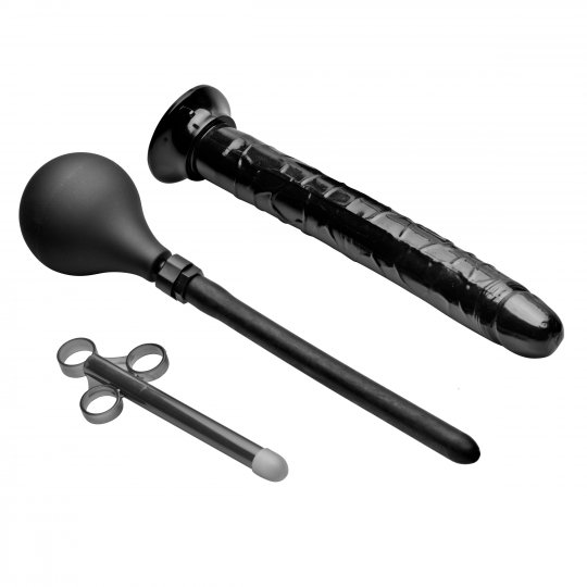 Go Deep Anal Cleansing Kit with Huge Dildo: Sex Toy Distributing