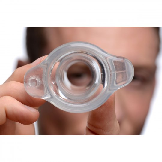 anal gape plug Gape Glory Clear Hollow anal plug Enema and Opening Dilator Rubber butt plug main image 0