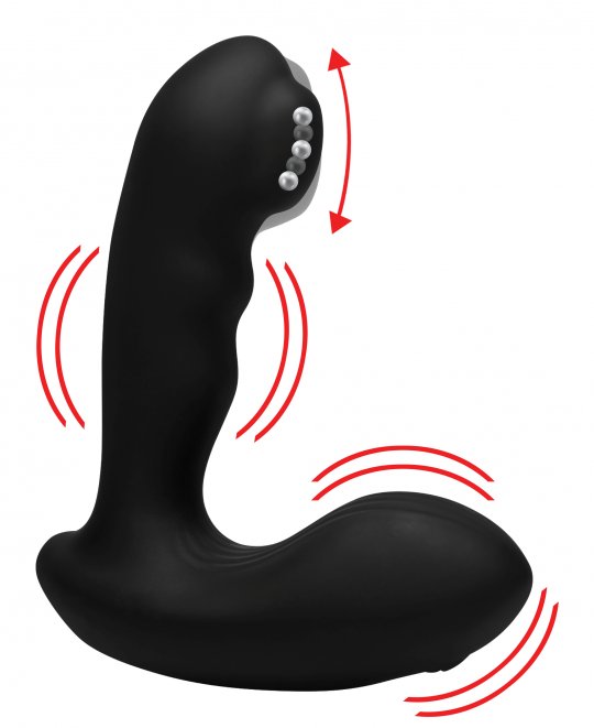 7X P-Milker Silicone Prostate Stimulator with Milking Bead: Sex Toy  Distributing