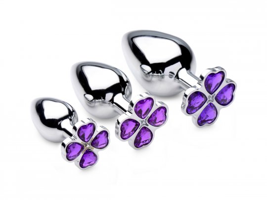 Flower Hearts Anal Plug Set: Sex Toy Distributing