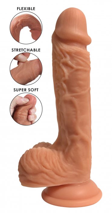 Easy Riders Dual Density Silicone Dildo