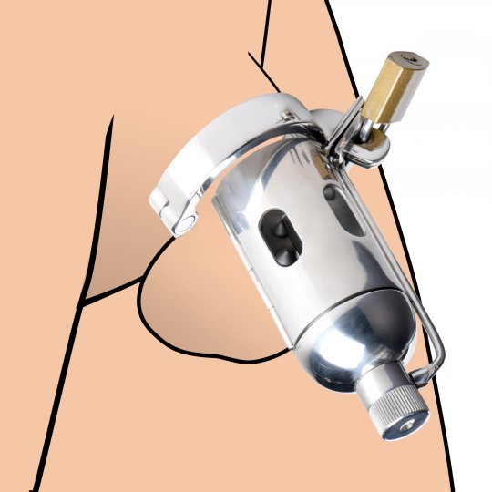 Spiked Chamber Chastity Cage: Sex Toy Distributing