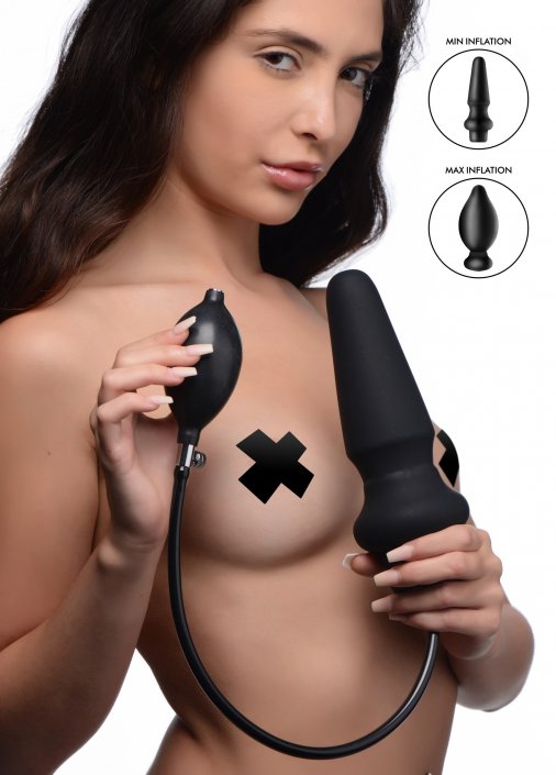 Ass-Pand Large Inflatable Silicone Anal Plug: Sex Toy Distributing